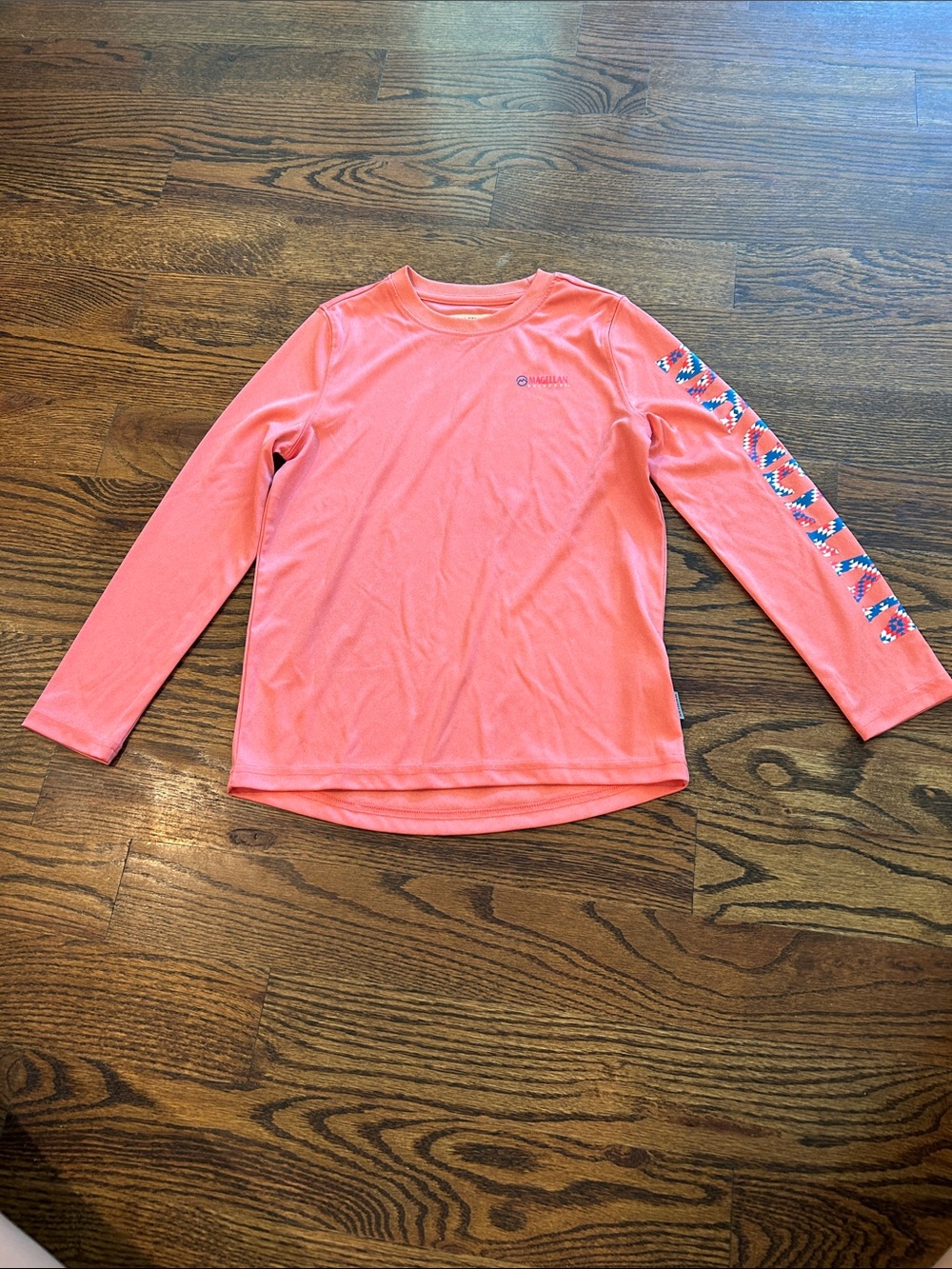 Columbia Coral Pink Long-Sleeve Performance Shirt